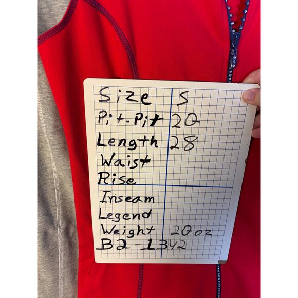 Quacker factory 2 women’s sweatshirt sleeveless red gray pockets rhinestone zip - Picture 13 of 13